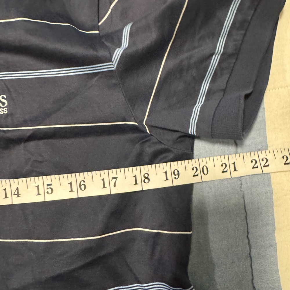 Hugo Boss regular-fit, striped navy blue polo shirt from the Paddy collection - Picture 8 of 8